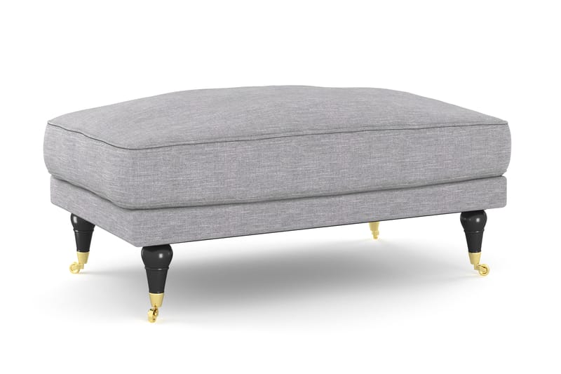 Andrew Soffgrupp 3-sits + 2-sits Soffa + Fåtölj + Fotpall i Tyg - Grå - Möbler - Vardagsrum - Soffgrupper - Howard soffgrupp