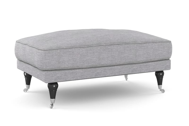 Andrew Soffgrupp 3-sits + 2-sits Soffa + Fåtölj + Fotpall i Tyg - Grå - Möbler - Vardagsrum - Soffgrupper - Howard soffgrupp