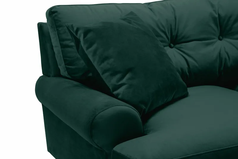 Andrew Soffgrupp 3+2+1 Sammet - Grön - Möbler - Vardagsrum - Soffgrupper - Howard soffgrupp