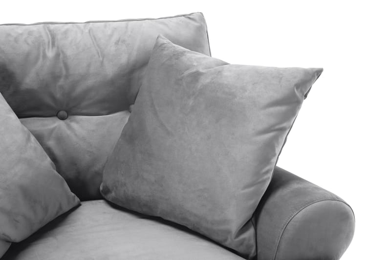 Andrew Soffgrupp 3+2+1 Sammet - Ljusgrå - Möbler - Vardagsrum - Soffgrupper - Howard soffgrupp