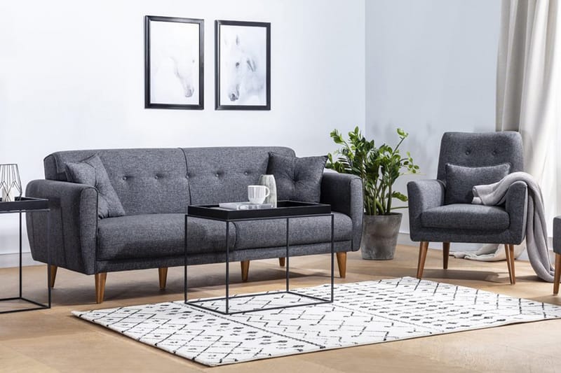 Arianda Soffgrupp - Antracit - Möbler - Vardagsrum - Soffgrupper