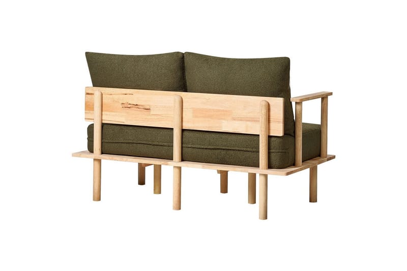Soffgrupp Asker Grönt, ljust trä - Grönt, ljust trä - Möbler - Vardagsrum - Soffgrupper