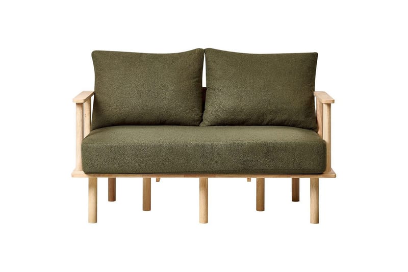 Soffgrupp Asker Grönt, ljust trä - Grönt, ljust trä - Möbler - Vardagsrum - Soffgrupper