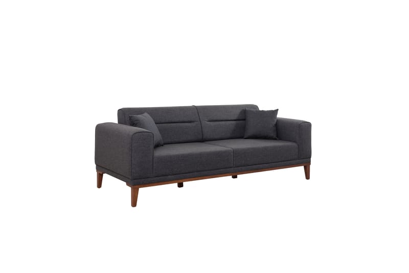 Casavilla Soffgrupp 3-sits Soffa + Fåtölj Antracit - Möbler - Vardagsrum - Soffgrupper
