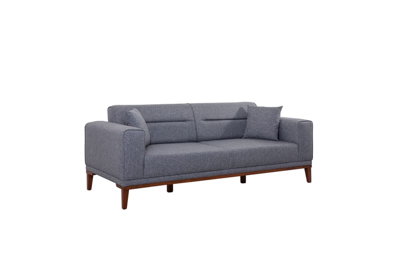 Casavilla Soffgrupp 3-sits Soffa + Fåtölj Mörkgrå - Möbler - Vardagsrum - Soffgrupper