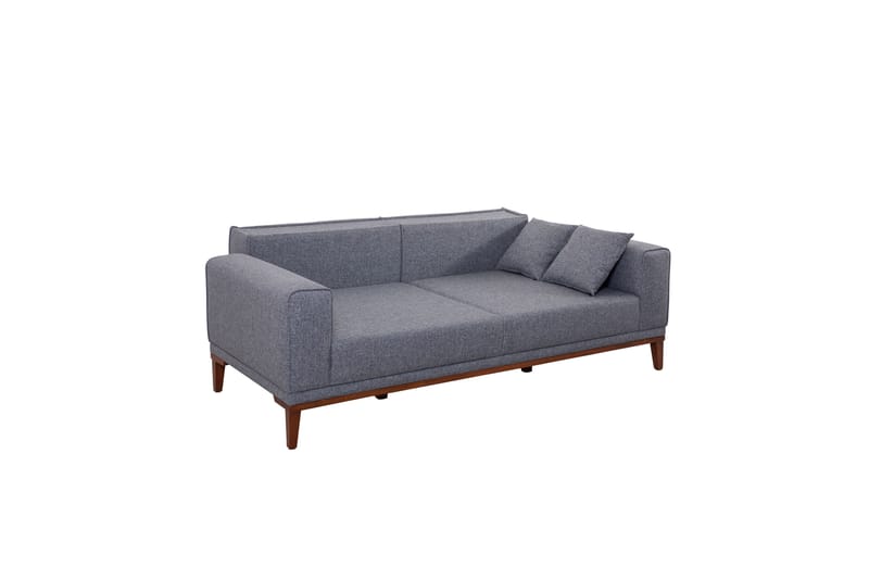 Casavilla Soffgrupp 3-sits Soffa + Fåtölj Mörkgrå - Möbler - Vardagsrum - Soffgrupper