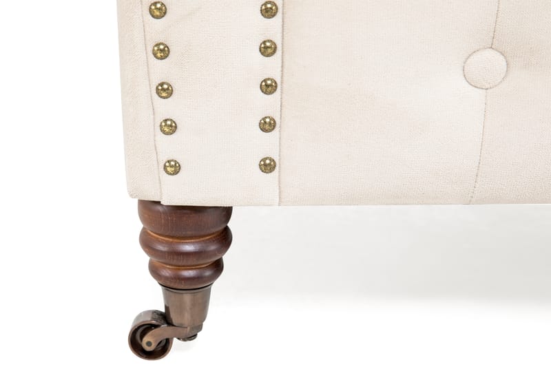 CHESTERFIELD LUX Soffgrupp 2-sits+Fåtölj+Fotpall Sammet - Möbler - Vardagsrum - Soffgrupper - Howard soffgrupp