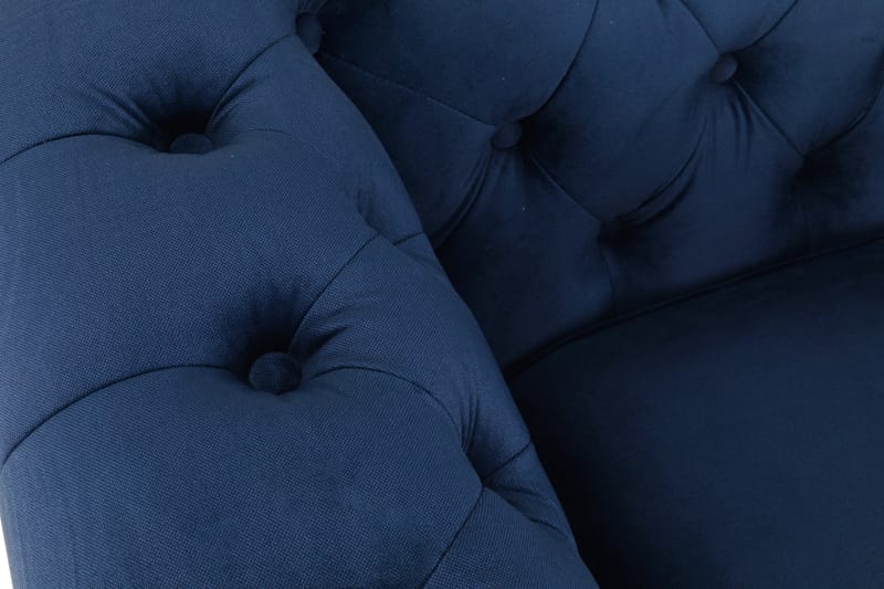 CHESTERFIELD LUX Soffgrupp 2-sits+Fåtölj+Fotpall Sammet - Möbler - Vardagsrum - Soffgrupper - Howard soffgrupp