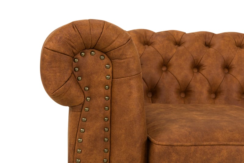 CHESTERFIELD LUX Soffgrupp 2-sits+Fåtölj+Fotpall - Howard soffgrupp - Soffgrupper