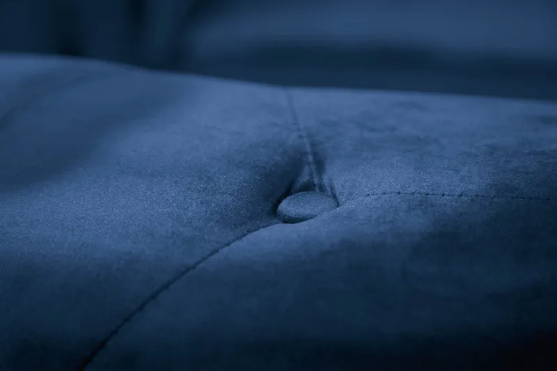 Chesterfield Lyx Soffgrupp 3+2+1 i Sammet - Mörklblå / Blå - Möbler - Vardagsrum - Soffgrupper - Chesterfield soffgrupp