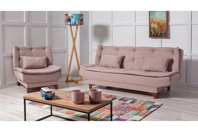 Clydevale Soffgrupp Grå - Beige - Möbler - Vardagsrum - Soffgrupper