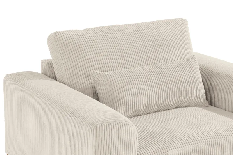 Copenhagen Soffgrupp 3-sits + 2-sits Soffa + Fåtölj + Fotpall i Manchester - Beige - Möbler - Vardagsrum - Soffgrupper
