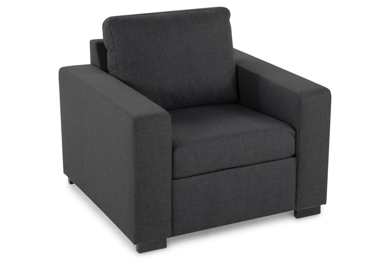 Crazy Soffgrupp 2-sits Soffa + Fåtölj i Tyg - Mörkgrå - Möbler - Vardagsrum - Soffgrupper