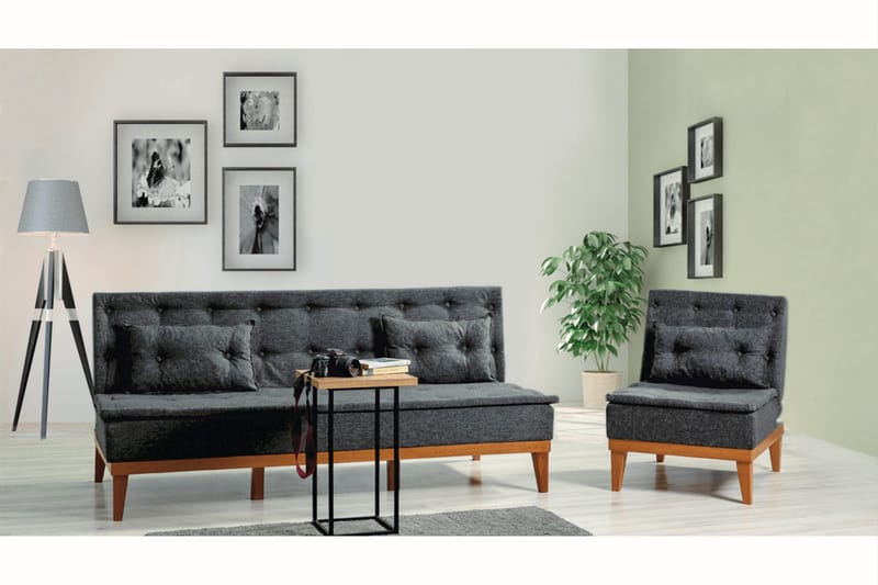 Fuoco Soffgrupp - Antracit - Möbler - Vardagsrum - Soffgrupper