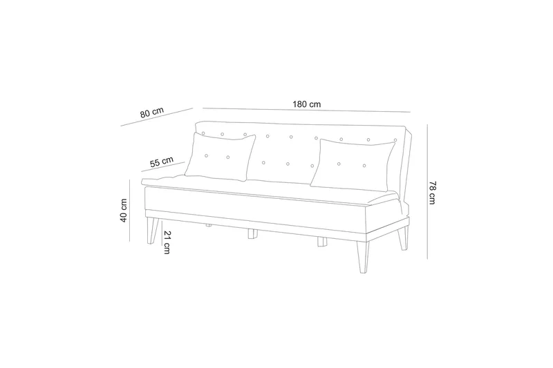 Fuoco Soffgrupp - Grå - Möbler - Vardagsrum - Soffgrupper