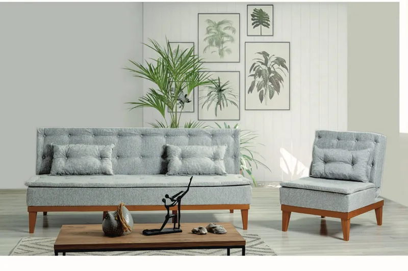 Fuoco Soffgrupp - Grå - Möbler - Vardagsrum - Soffgrupper