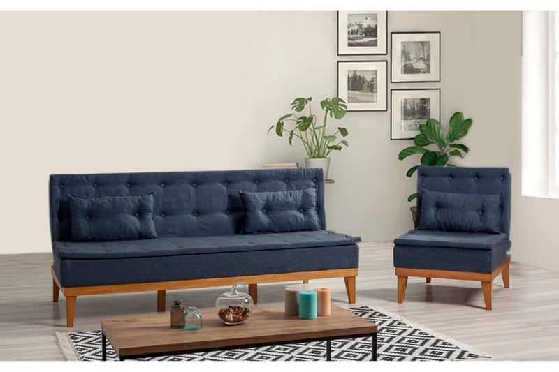 Fuoco Soffgrupp - Mörkblå - Möbler - Vardagsrum - Soffgrupper