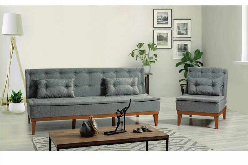 Fuoco Soffgrupp - Mörkgrå - Möbler - Vardagsrum - Soffgrupper