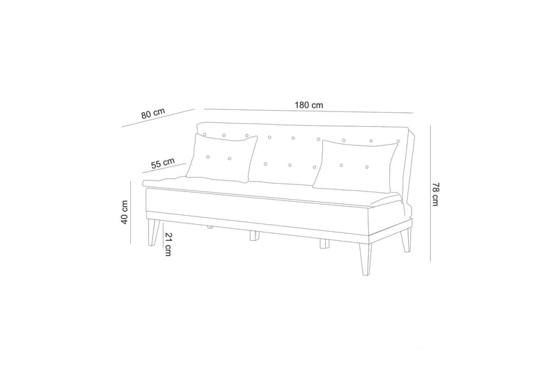 Fuoco Soffgrupp - Mörkgrå - Möbler - Vardagsrum - Soffgrupper