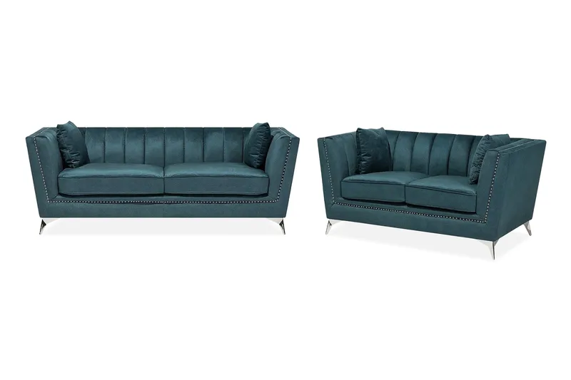 Gaula Soffgrupp 2-Sits+3-Sits - Blå - Möbler - Vardagsrum - Soffgrupper