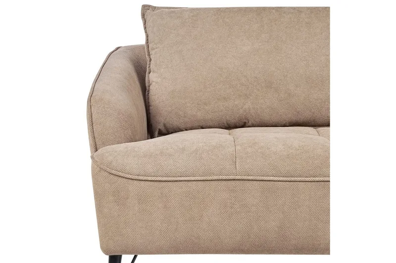 Soffgrupp Hobro Brun/Svart - Brun/Svart - Möbler - Vardagsrum - Soffgrupper