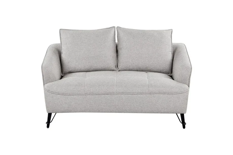 Soffgrupp Hobro Grå/svart - Grå/svart - Möbler - Vardagsrum - Soffgrupper