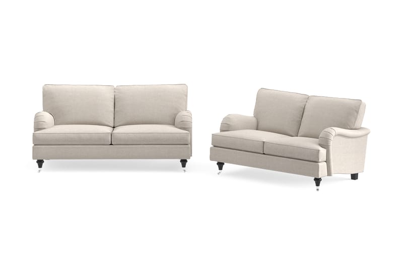 Howard Classic Soffgrupp 2-sits + 2-sits Tygsoffa - Beige - Möbler - Vardagsrum - Soffgrupper - Howard soffgrupp