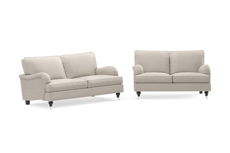 Howard Classic Soffgrupp 2-sits + 2-sits Tygsoffa - Beige - Möbler - Vardagsrum - Soffgrupper - Howard soffgrupp