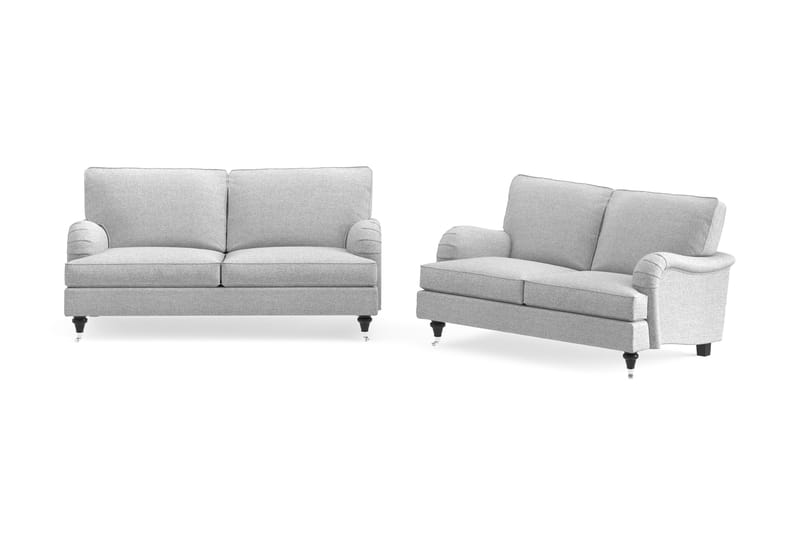 Howard Classic Soffgrupp 2-sits + 2-sits Tygsoffa - Grå - Möbler - Vardagsrum - Soffgrupper - Howard soffgrupp