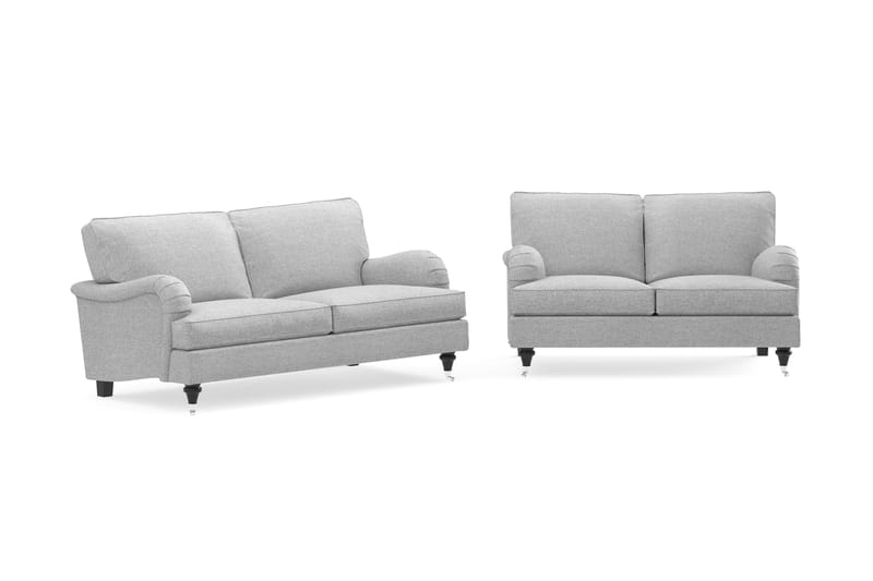 Howard Classic Soffgrupp 2-sits + 2-sits Tygsoffa - Grå - Möbler - Vardagsrum - Soffgrupper - Howard soffgrupp