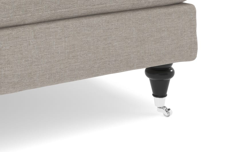 Howard Classic Soffgrupp 2-sits Soffa + Fåtölj + Fotpall i Tyg - Beige - Möbler - Vardagsrum - Soffgrupper - Howard soffgrupp