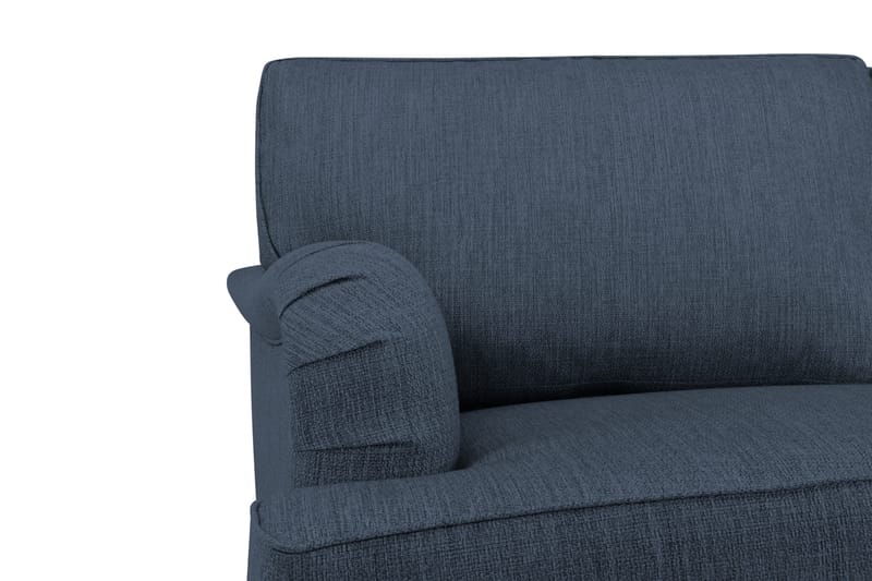 Howard Classic Soffgrupp 2-sits Soffa + Fåtölj + Fotpall i Tyg - Blå - Möbler - Vardagsrum - Soffgrupper