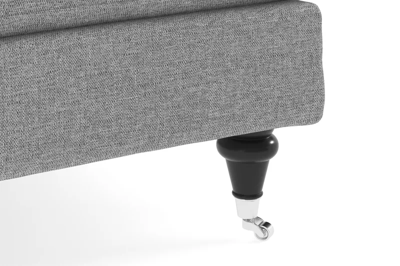 Howard Classic Soffgrupp 3-sits + 2-sits Soffa + Fåtölj i Tyg - Grå - Möbler - Vardagsrum - Soffgrupper - Howard soffgrupp