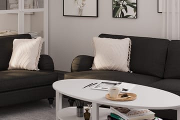 Howard Classic Soffgrupp 3-sits + 2-sits Soffa + Fåtölj i Tyg - Mörkgrå - Möbler - Vardagsrum - Soffgrupper - Howard soffgrupp