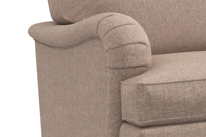 Howard Classic Soffgrupp 3-sits Soffa + Fåtölj i Tyg - Mörkbeige - Möbler - Vardagsrum - Soffgrupper - Howard soffgrupp
