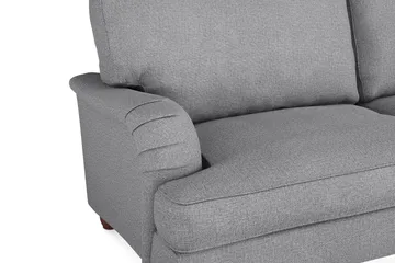 Howard Lyx Soffgrupp 3-sits + 2-sits Soffa + Fåtölj i Tyg - Ljusgrå - Möbler - Vardagsrum - Soffgrupper - Howard soffgrupp