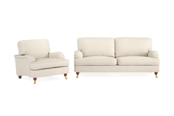 Howard Lyx Soffgrupp 3-sits Soffa + Fåtölj i Tyg