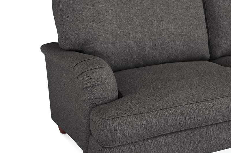 Howard Lyx Soffgrupp 3-sits Soffa + Fåtölj i Tyg - Mörkgrå - Möbler - Vardagsrum - Soffgrupper - Howard soffgrupp
