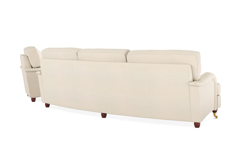 Howard Lyx Soffgrupp 4-sits Svängd Soffa + Divanfåtölj i Tyg - Beige - Möbler - Vardagsrum - Soffgrupper - Howard soffgrupp