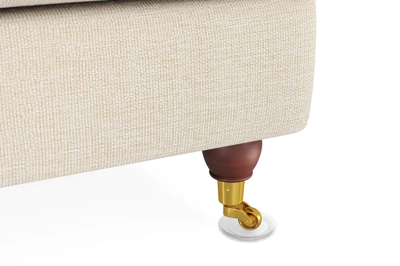 Howard Lyx Soffgrupp Svängd 4-sits + 3-sits Tygsoffa - Beige - Möbler - Vardagsrum - Soffgrupper - Howard soffgrupp