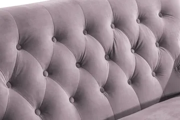 Howard Riviera Soffgrupp Svängd 3-sits + 2-sits Soffa + Fåtölj + Fotpall i Sammet - Lila - Möbler - Vardagsrum - Soffgrupper - Howard soffgrupp