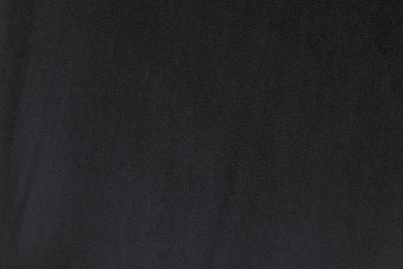 Howard Riviera Soffgrupp Svängd 3-sits + 2-sits Soffa + Fåtölj + Fotpall i Sammet - Svart - Möbler - Vardagsrum - Soffgrupper - Howard soffgrupp