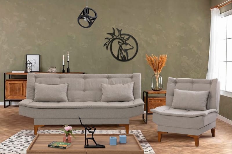 Hunterville Soffgrupp - Cream - Möbler - Vardagsrum - Soffgrupper