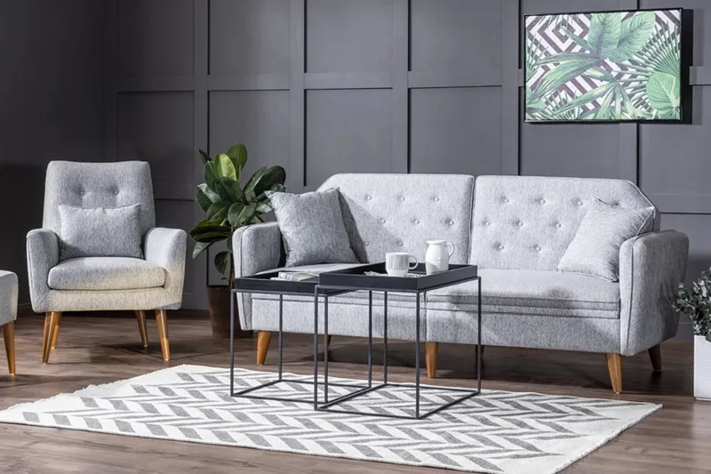 Interlaken Soffgrupp - Grå - Möbler - Vardagsrum - Soffgrupper