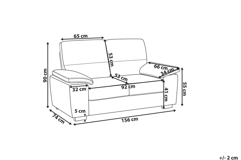 JAKUSZ Soffgrupp 2-Sits + 3-Sits Konstläder Beige - Möbler - Vardagsrum - Soffgrupper - Howard soffgrupp