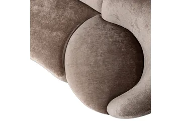 Soffgrupp Kombi-Populär med Pouf - Taupe - Möbler - Vardagsrum - Soffor - 3-sits soffor