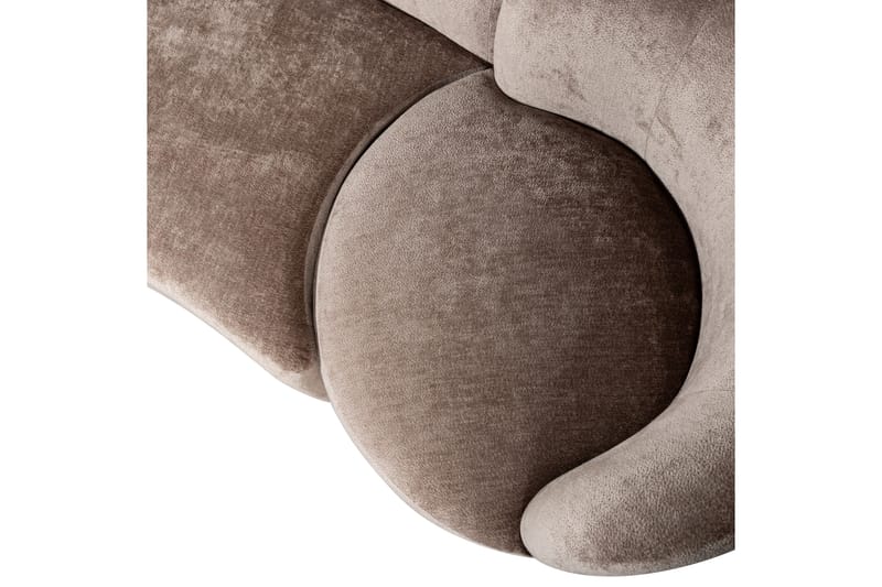 Soffgrupp Kombi-Populär med Pouf - Taupe - Möbler - Vardagsrum - Soffgrupper