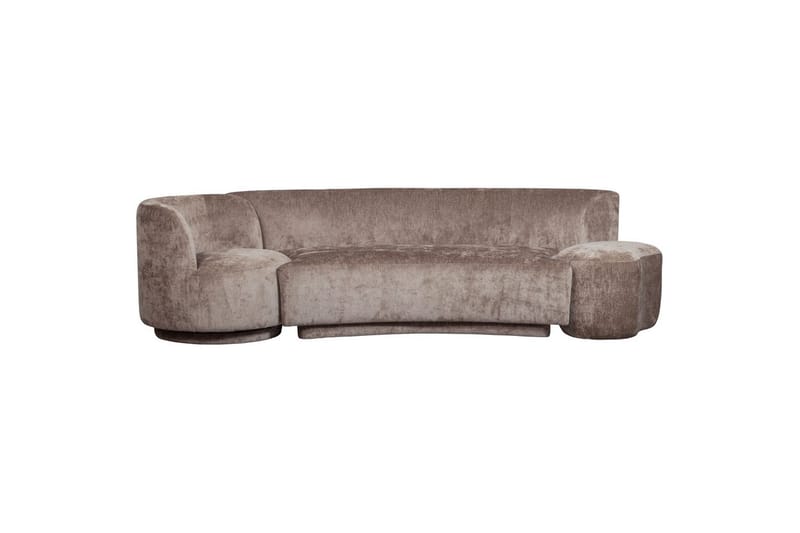 Soffgrupp Kombi-Populär med Pouf - Taupe - Möbler - Vardagsrum - Soffgrupper