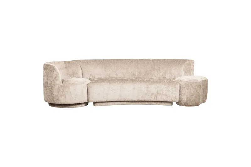Soffgrupp Kombi-Populär med Pouf - Naturell - Möbler - Vardagsrum - Soffgrupper