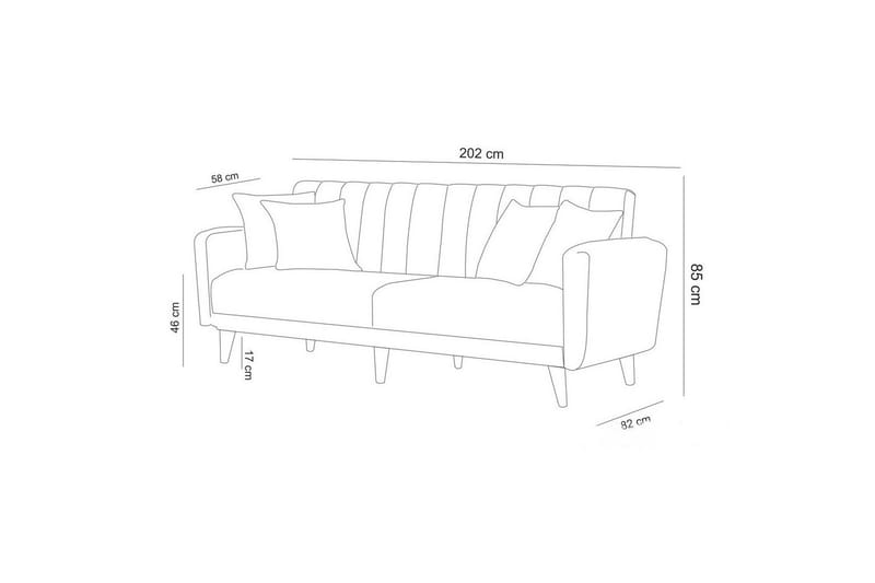 Lepinas Soffgrupp - Mörkblå - Möbler - Vardagsrum - Soffgrupper